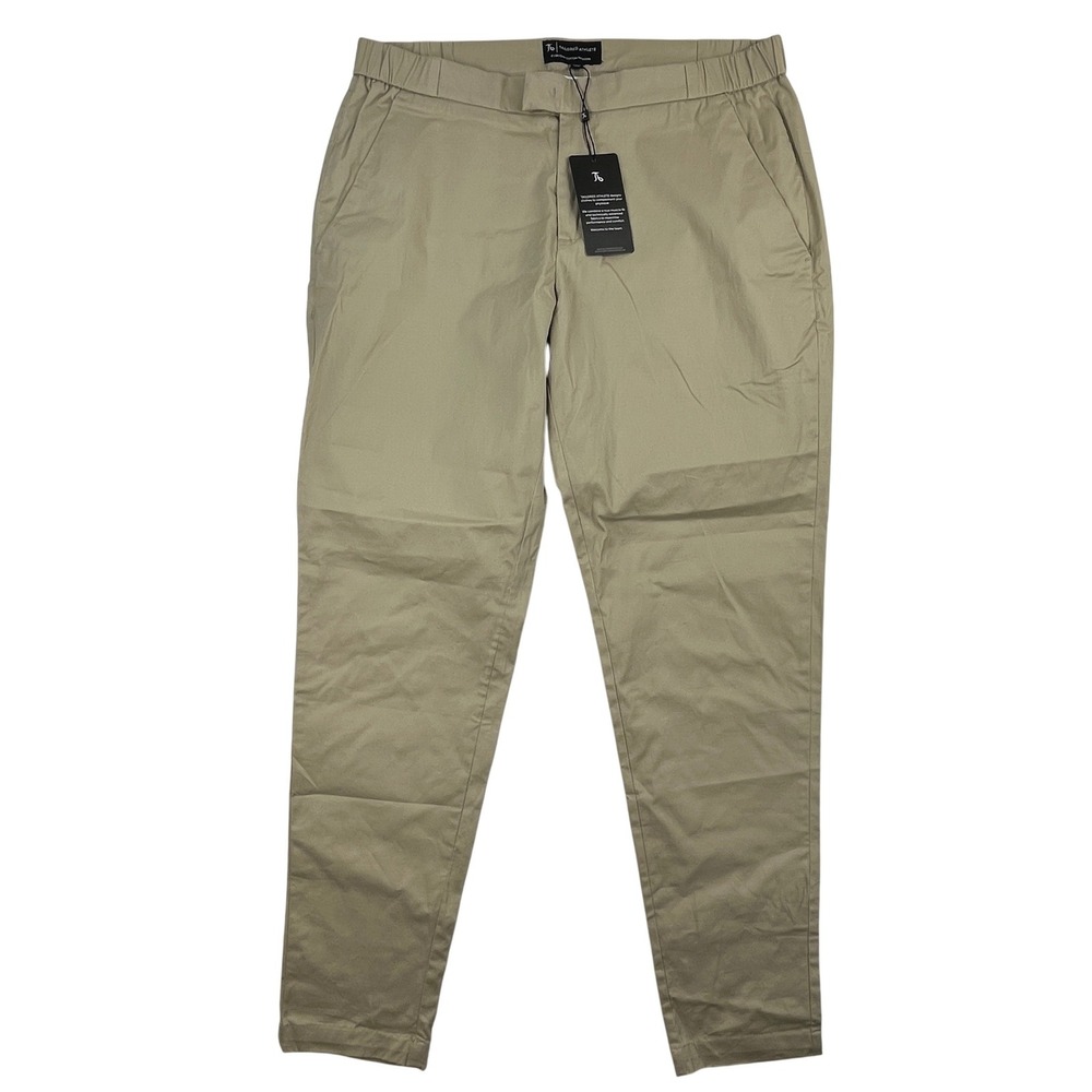 Tailored Athlete Everyday Cotton Trouser Pants Khaki Men 34x30 Stretch Chino NWT